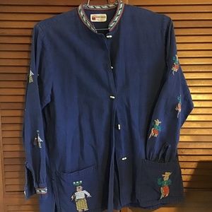 Guatemalan funky shirt..medium  in very nice vintage condition..